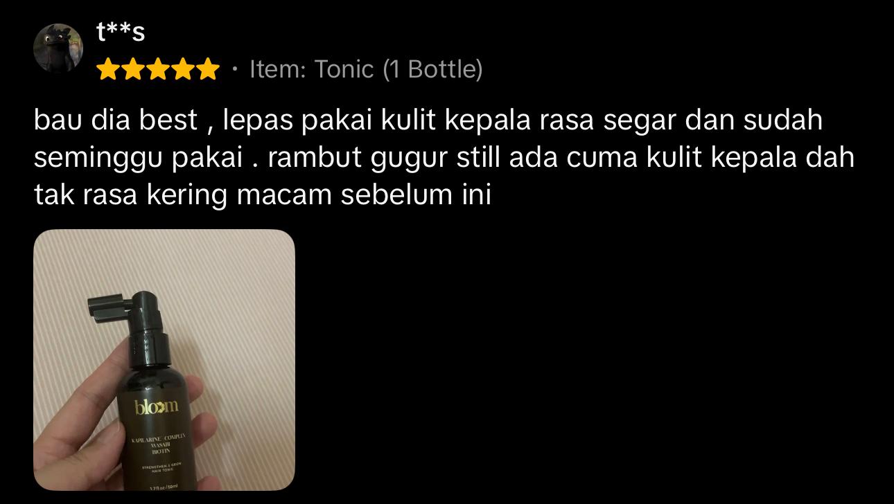 Testimoni Bloom Hair Care 2