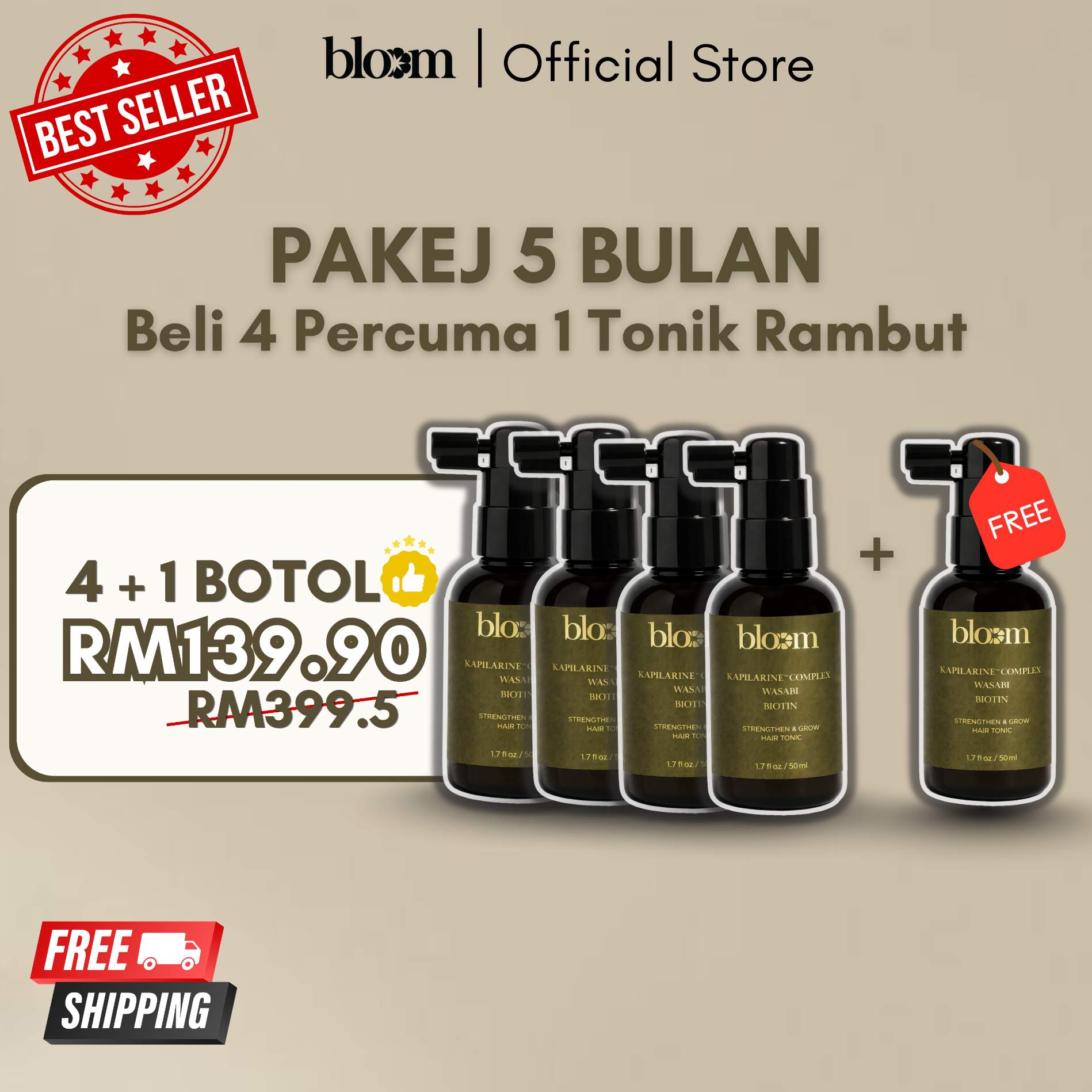 Tonik 4 + Percuma 1